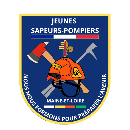 Logo des Jeunes sapeurs-pompiers de Maine-et-Loire